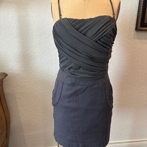 Ark & Co Gray Bodycon Cocktail Dress